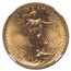 1922 $20 St Gaudens Gold Double Eagle MS-64+ NGC