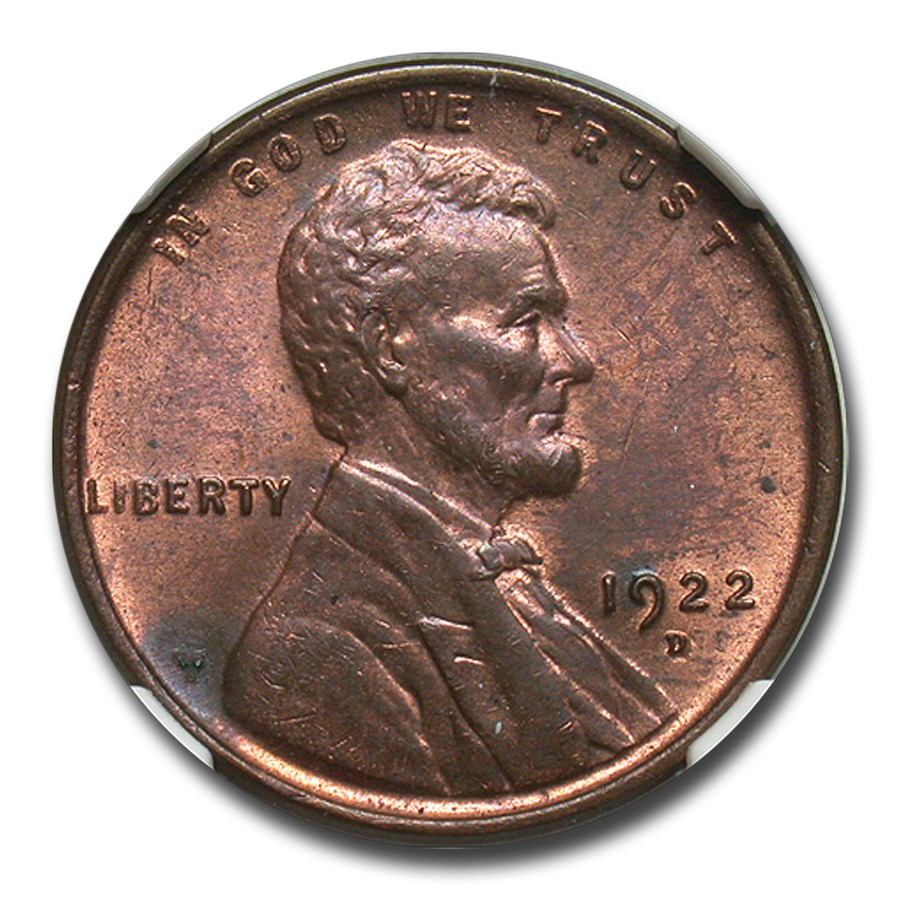 Buy 1922-d Lincoln Cent Ms-62 Ngc 