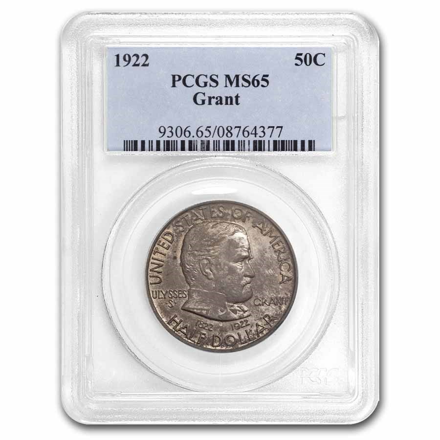 1922 Grant Memorial MS-65 PCGS (Toned)