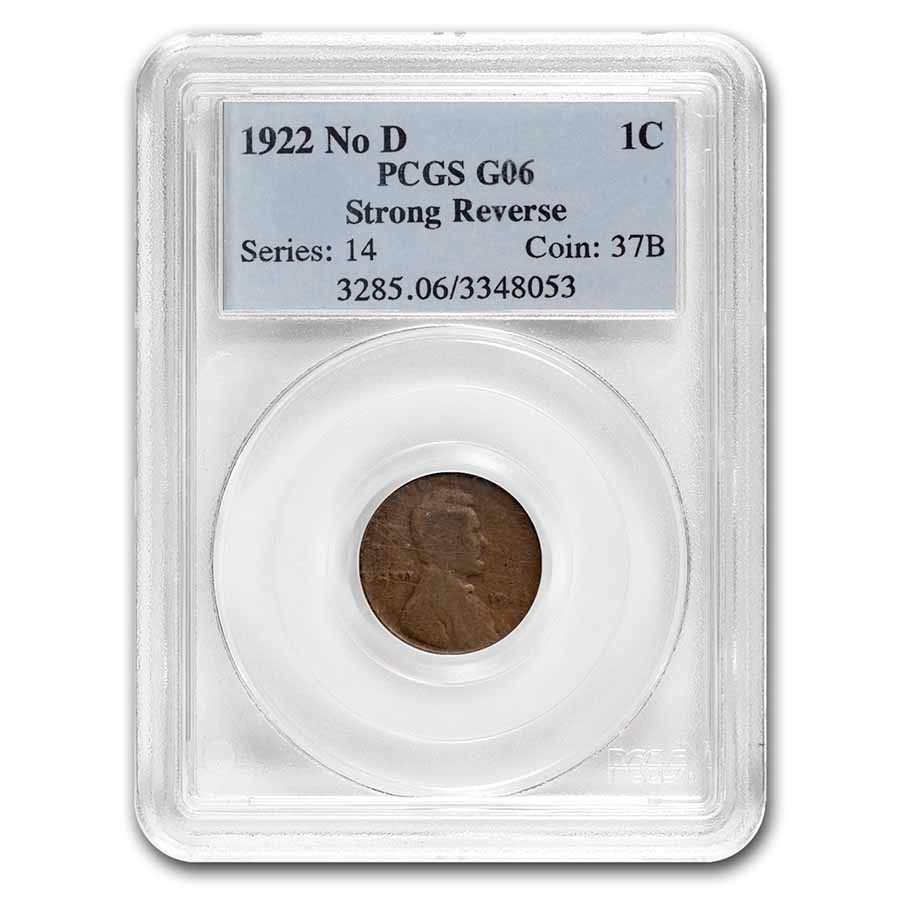 1922 No D Lincoln Cent Good-6 PCGS (Strong Reverse)