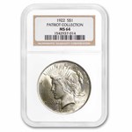 1922 Peace Dollar MS-64 NGC