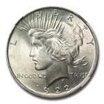 1922 Peace Dollar MS-66+ NGC CAC