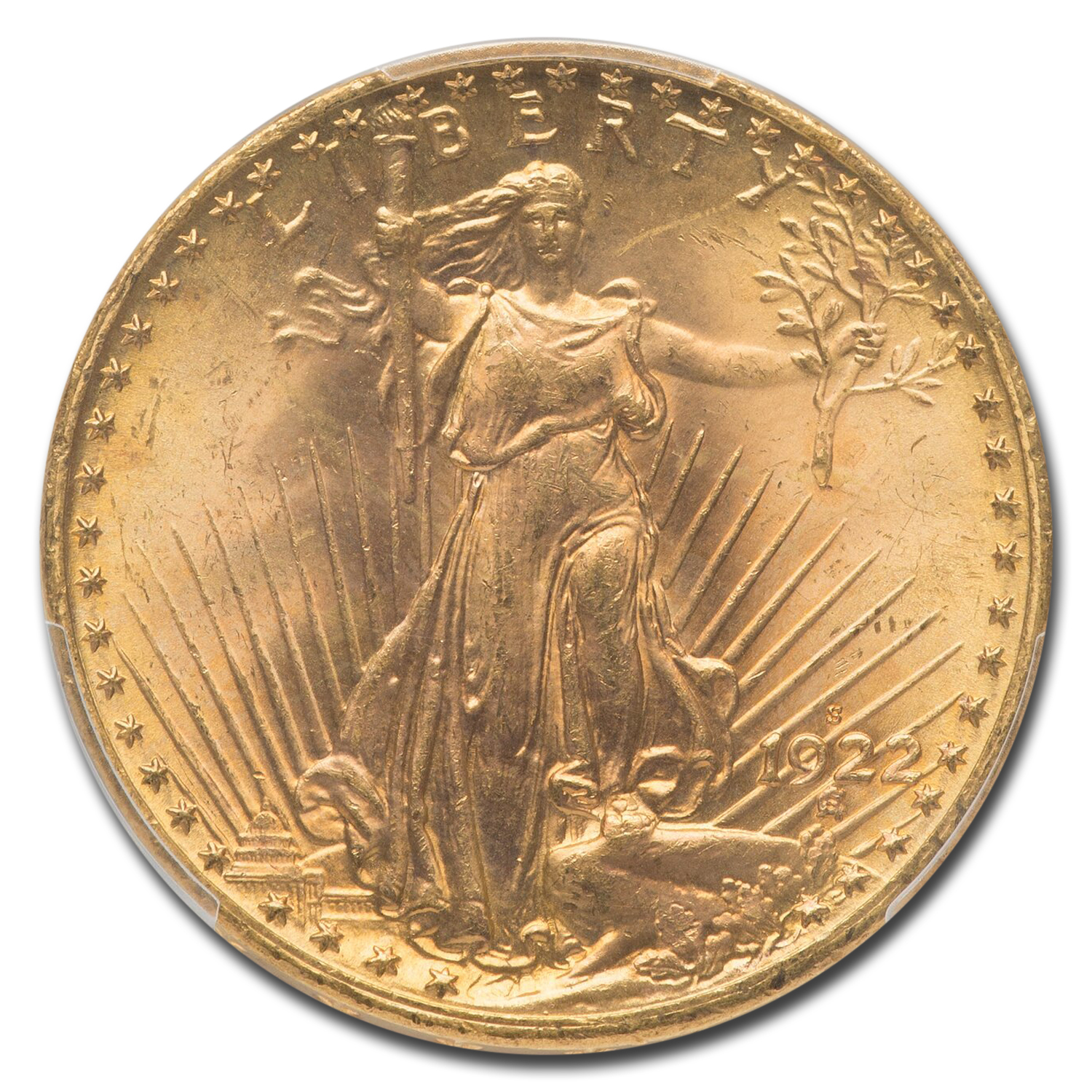 アンティークコイン 金貨 1922-S $20 Saint-Gaudens Gold Double Eagle