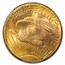 1922-S $20 St Gaudens Gold Double Eagle MS-63 PCGS