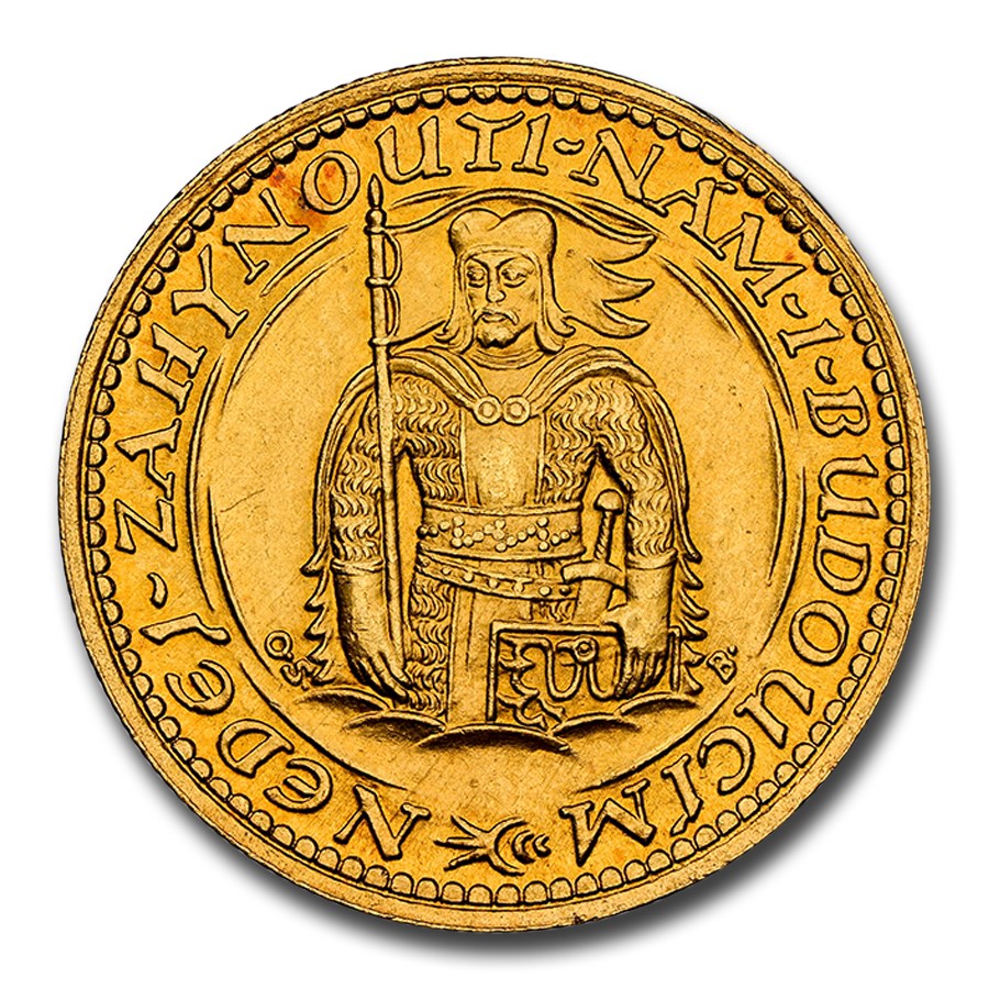 1923 Czechoslovakia Gold Ducat MS-64 NGC