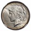 1923-D Peace Dollar MS-64 NGC