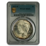 1923-D Peace Dollar MS-65 PCGS