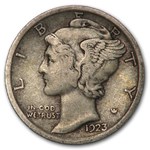 1923 Mercury Dime XF