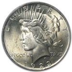 1923 Peace Dollar MS-64 PCGS