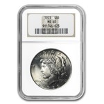 1923 Peace Dollar MS-65 NGC