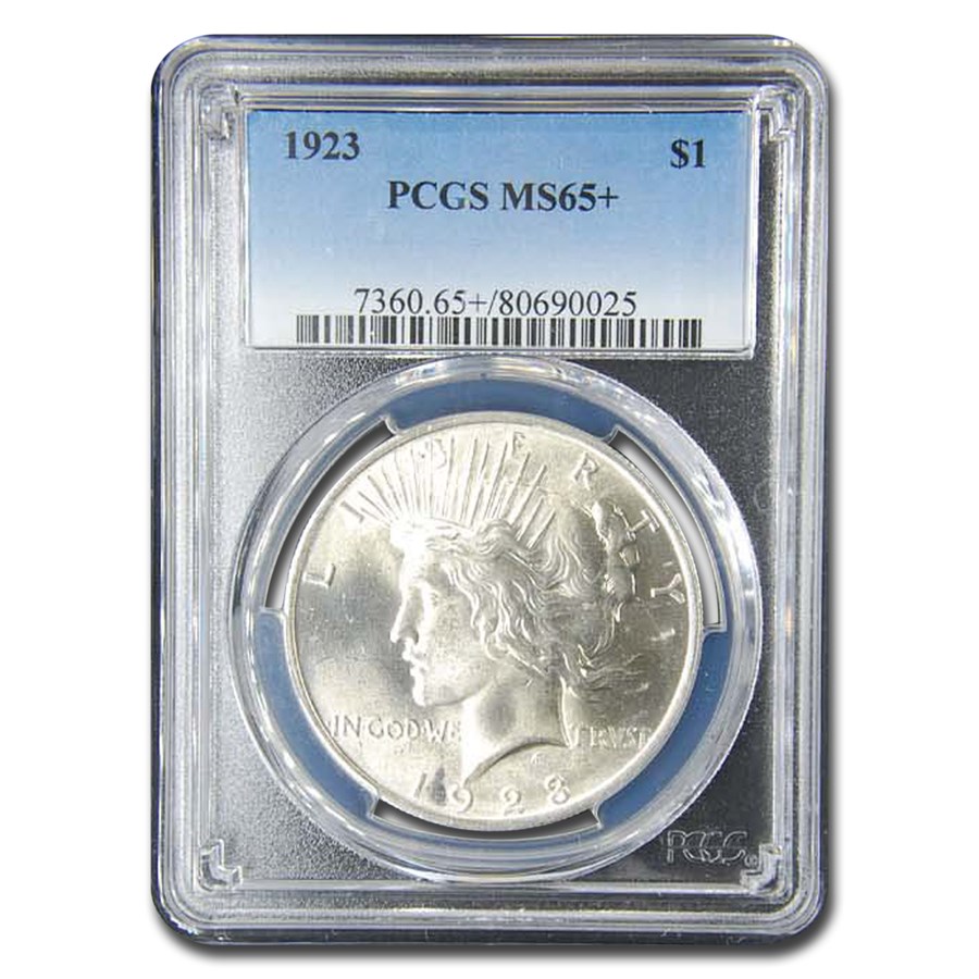 Buy 1923 Peace Dollar MS-65+ | APMEX