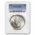 1923 Peace Dollar MS-65 PCGS