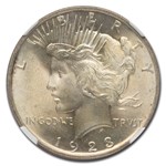 1923 Peace Dollar MS-66+ NGC