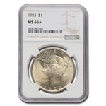 1923 Peace Dollar MS-66+ NGC