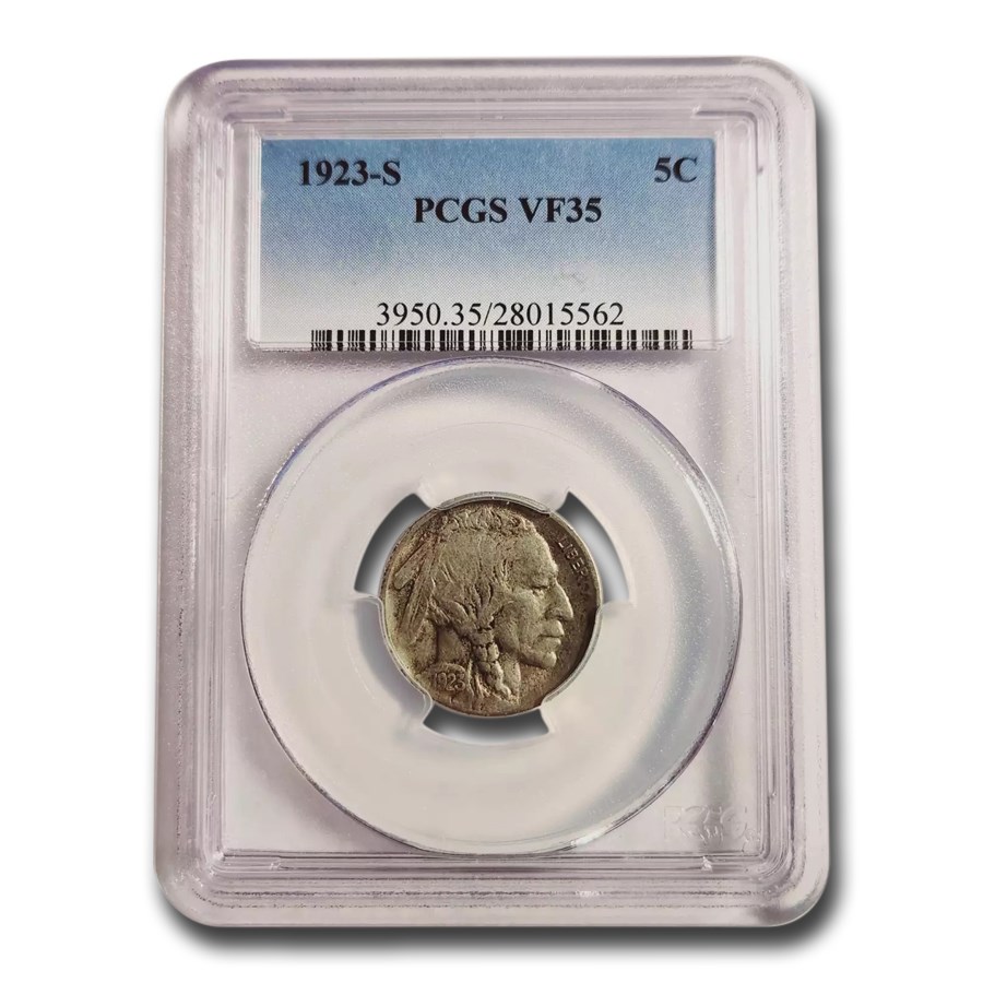 1923-S Buffalo Nickel VF-35 PCGS