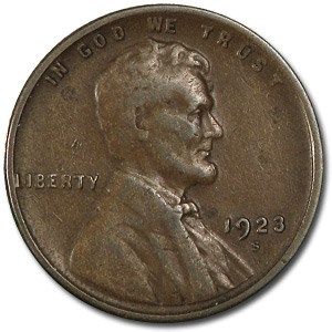 1923-S Lincoln Cent VF
