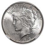 1923-S Peace Dollar MS-63 NGC