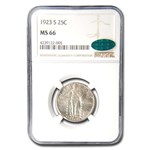 1923-S Standing Liberty Quarter MS-66 NGC CAC