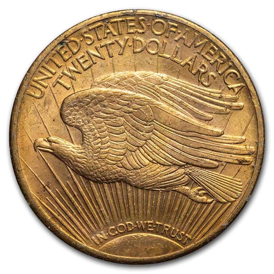 Buy 1924 $20 Saint-Gaudens Gold Double Eagle MS-63 PCGS (Rattler) | APMEX