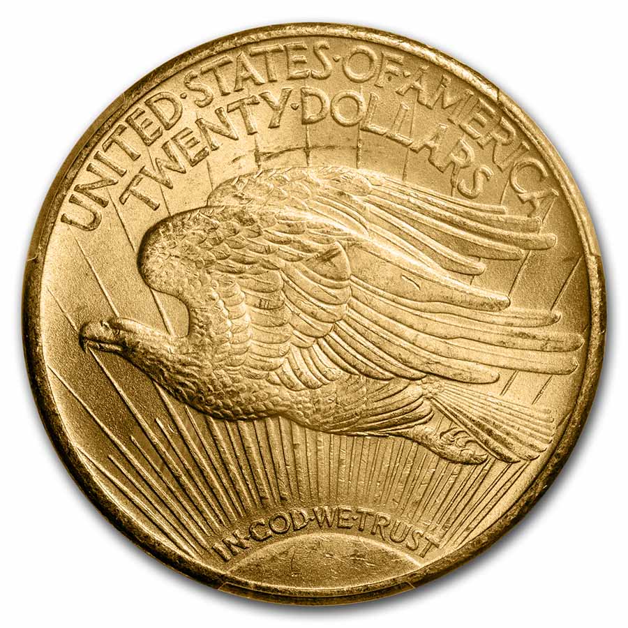 アンティークコイン 金貨 1924-D $20 Saint-Gaudens Gold Double Eagle