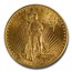 1924 $20 St Gaudens Gold Double Eagle MS-64 PCGS (Rattler)