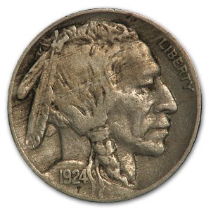 1924 Buffalo Nickel VF