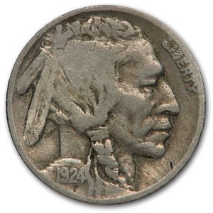 1924-D Buffalo Nickel VG