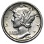 1924-D Mercury Dime AU