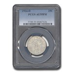 1924-D Standing Liberty Quarter AU-55 PCGS (FH)