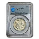 1924 Huguenot Commem Half Dollar MS-64 PCGS