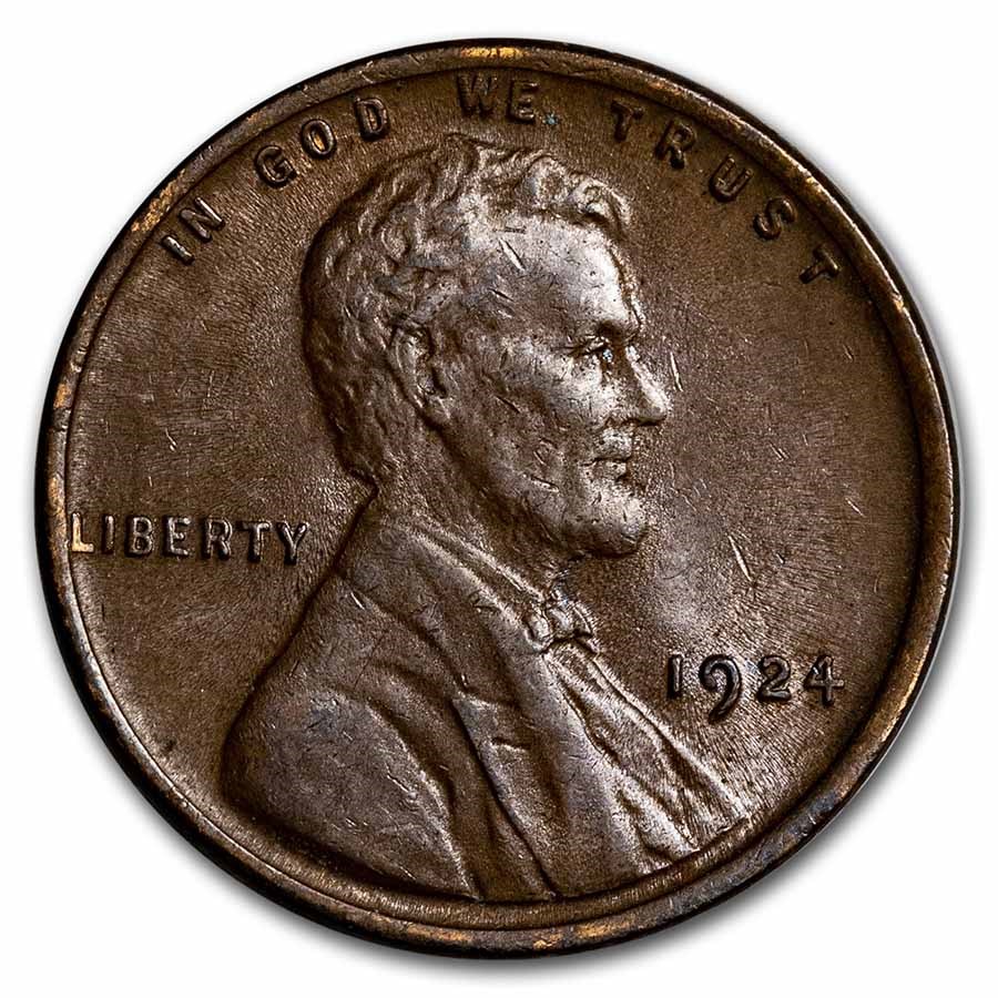 1924 Lincoln Cent BU (Brown)