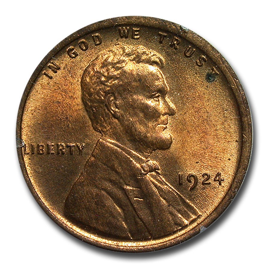 Buy 1924 Lincoln Cent MS-64 PCGS (Red) | APMEX