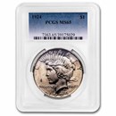 1924 Peace Dollar MS-65 PCGS