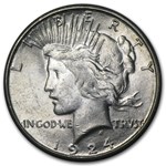 1924-S Peace Dollar BU