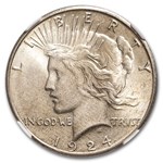 1924-S Peace Dollar MS-61 NGC