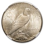 1924-S Peace Dollar MS-61 NGC