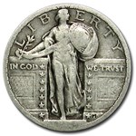 1924 Standing Liberty Quarter Fine (Partial Date)