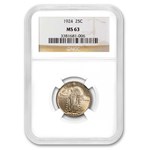 1924 Standing Liberty Quarter MS-63 NGC