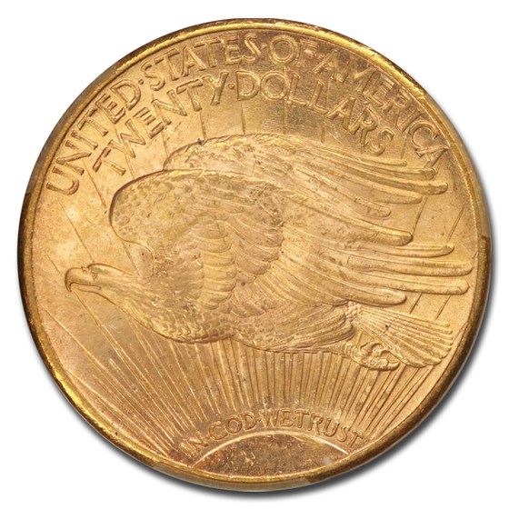 Buy 1925 $20 Saint-gaudens Gold Double Eagle Ms-65 Pcgs (ddr Fs-801 