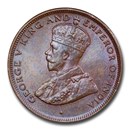 1925 Ceylon Cent George V MS-64 PCGS (Brown)