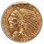 1925-D $2.50 Indian Gold Quarter Eagle MS-64 PCGS CAC
