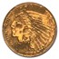 1925-D $2.50 Indian Gold Quarter Eagle MS-64 PCGS