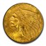 1925-D $2.50 Indian Gold Quarter Eagle MS-66 PCGS