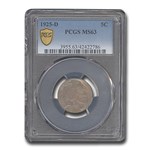 1925-D Buffalo Nickel MS-63 PCGS