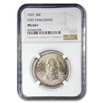 1925 Fort Vancouver Half Dollar MS-66+ NGC