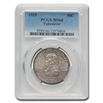 1925 Fort Vancouver Half Dollar MS-66 PCGS