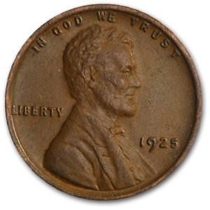 1925 Lincoln Cent AU