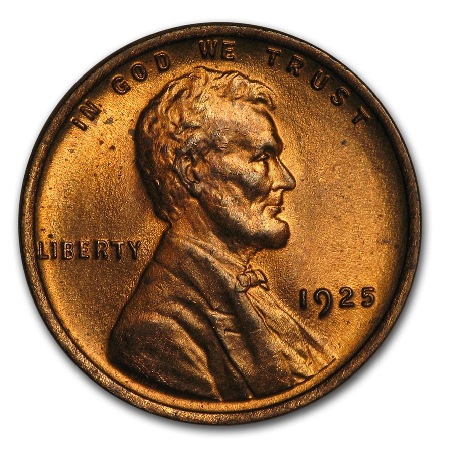 1925 Lincoln Cent BU (Red)