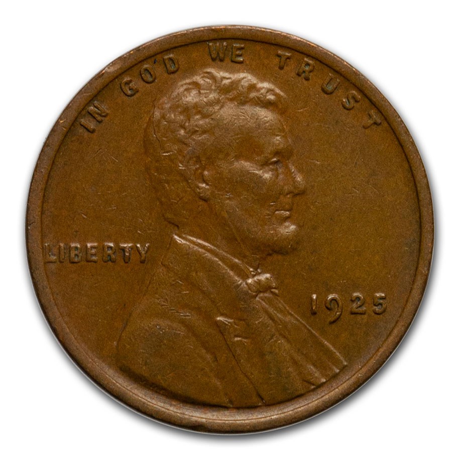 1925 Lincoln Cent XF