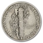 1925 Mercury Dime XF